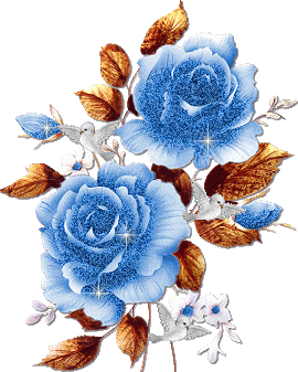 rose bleu